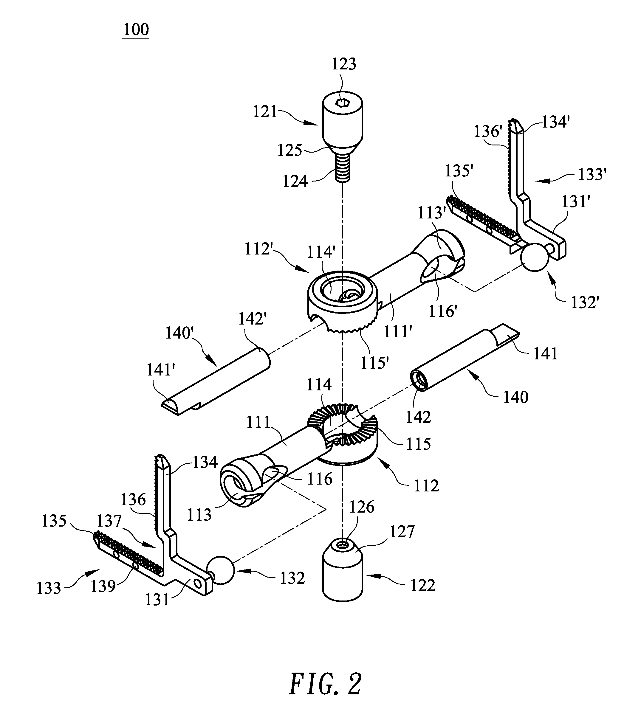 Measuring and guiding device for reconstruction surgery