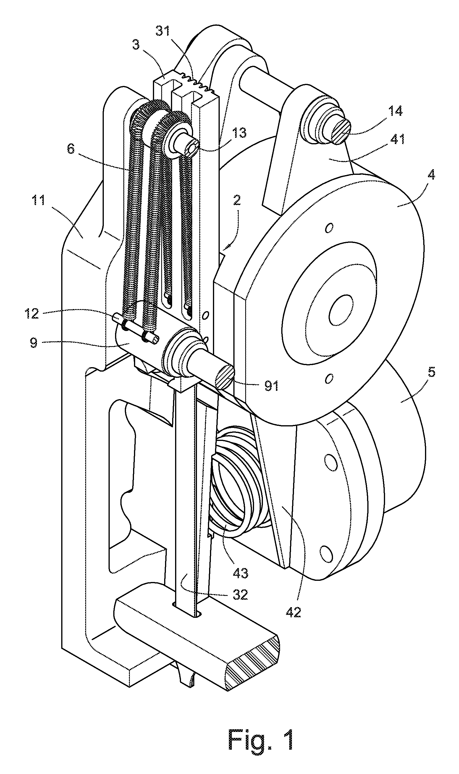 Clutch Mechanism for Electrical Nail Gun