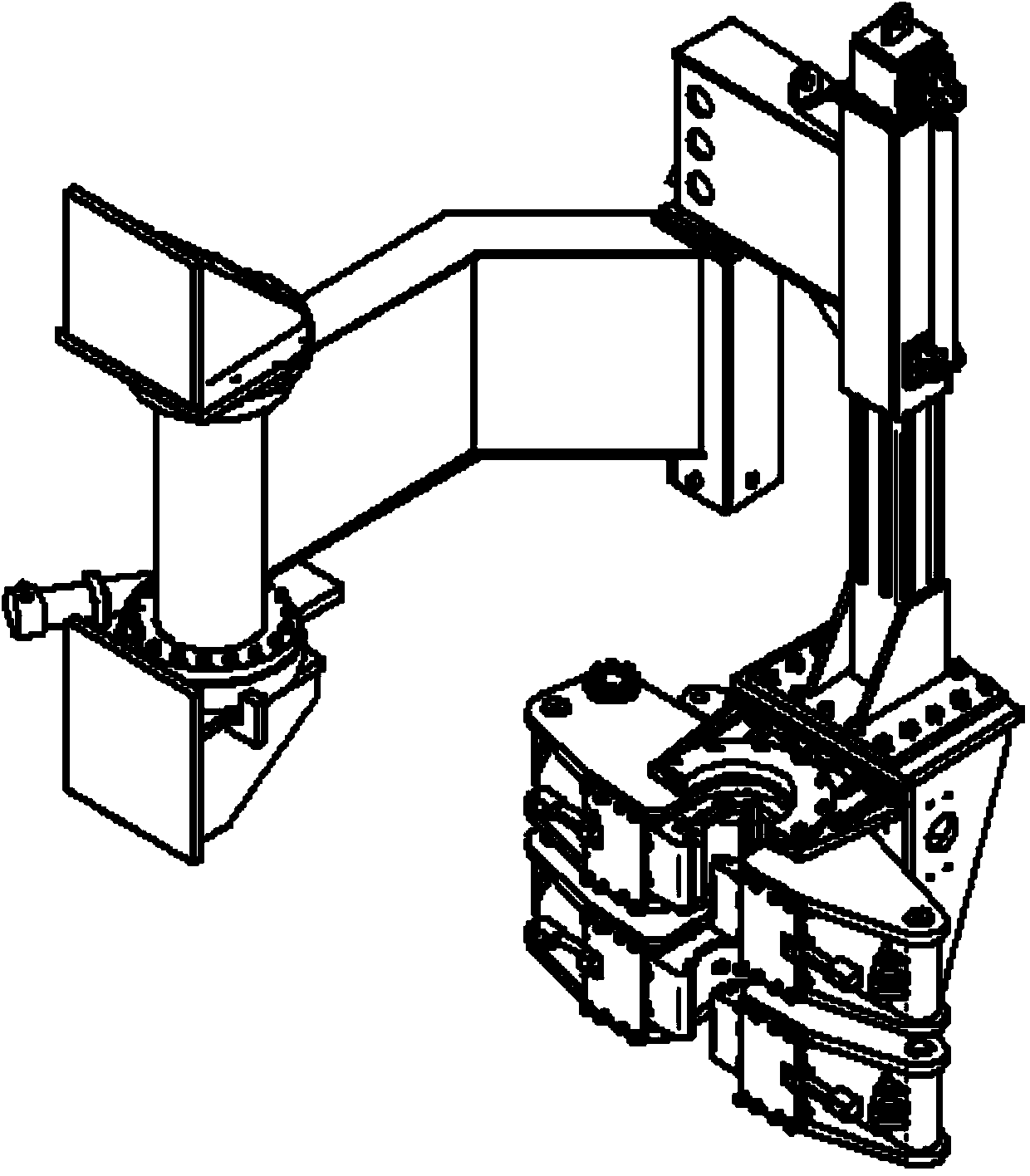 Hydraulic break-out tongs with screw thread protection function