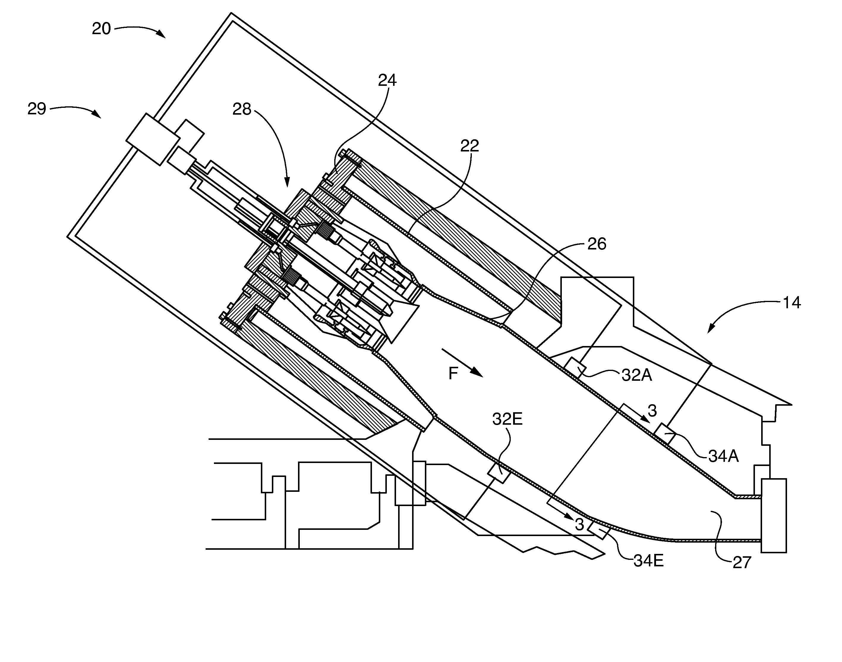 Parameter distribution mapping in a gas turbine engine