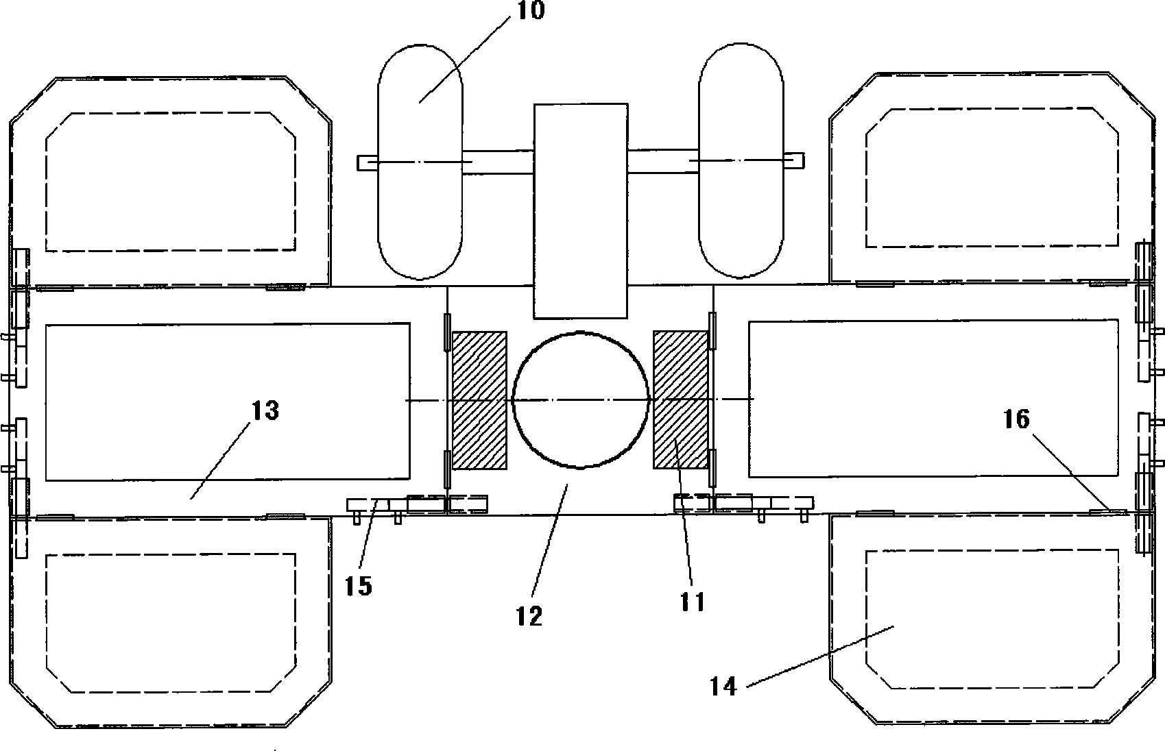 Device for measuring soil profile parameter