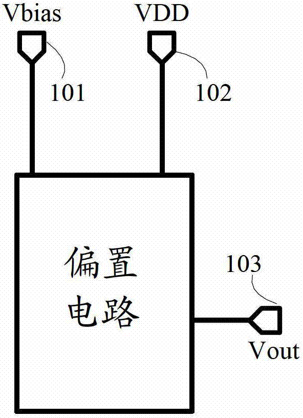 Biasing circuit suitable for low noise amplifier