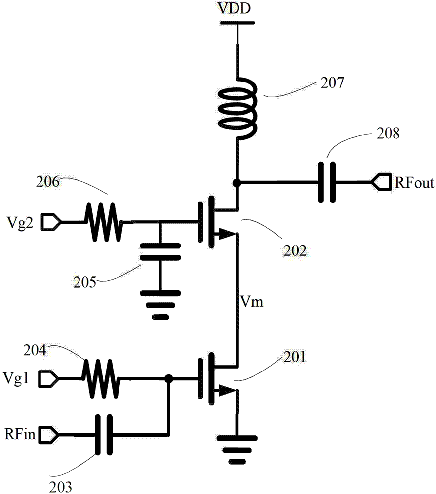 Biasing circuit suitable for low noise amplifier