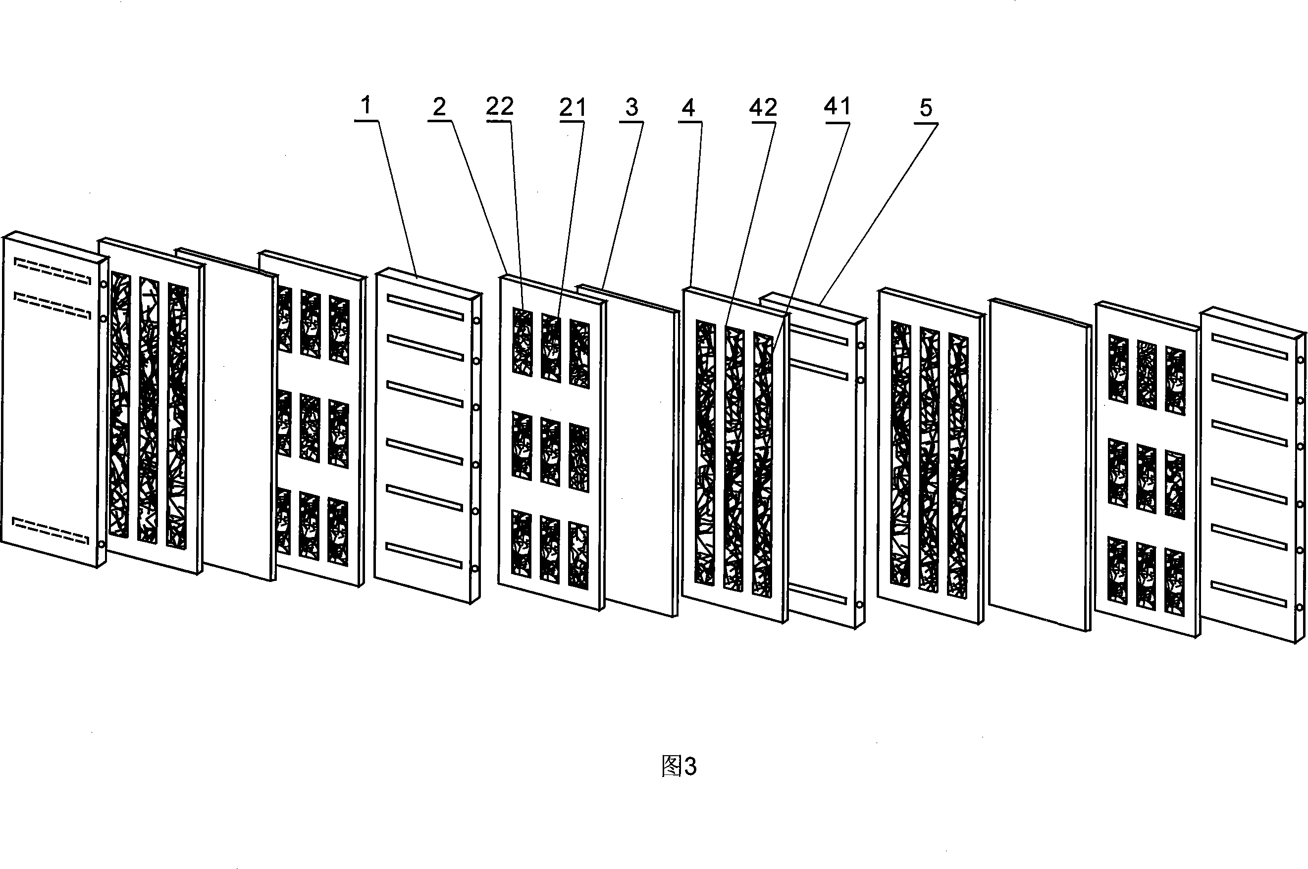 Composite heat exchange filling type micro-reactor