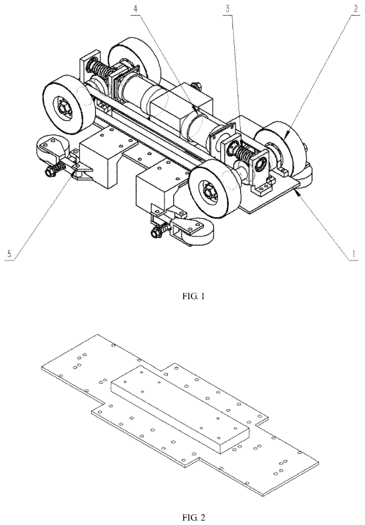 Inspection apparatus and method for patrol-inspection of rigid cage channel