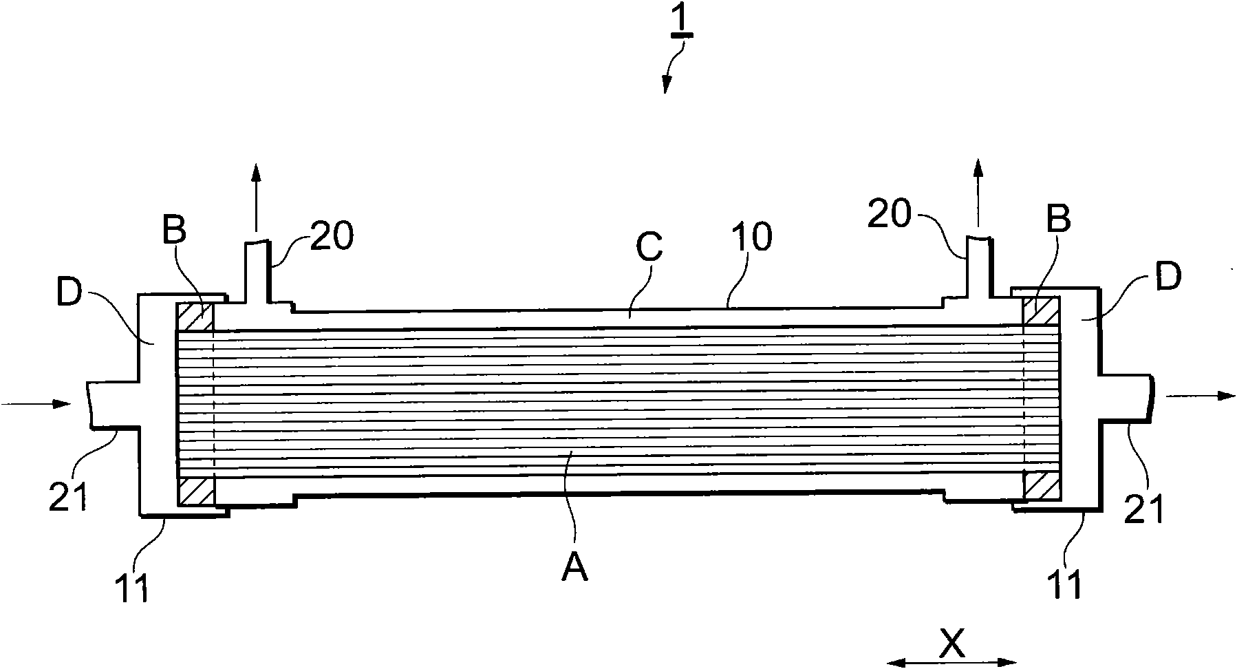 Calking appliance and manufacturing method for fluid processor