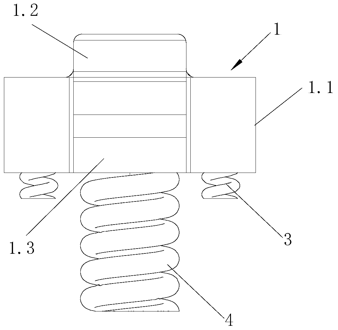 Double-acting friction damper of railway wagon bogie