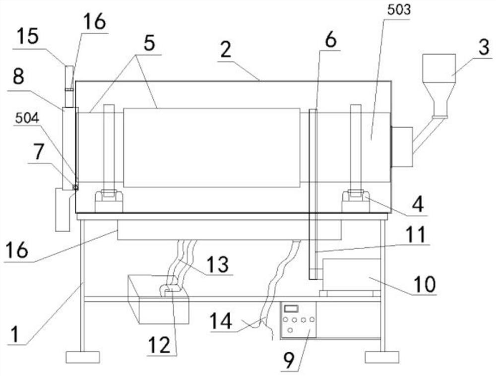 Door gasket magnetic particle cooling transportation device