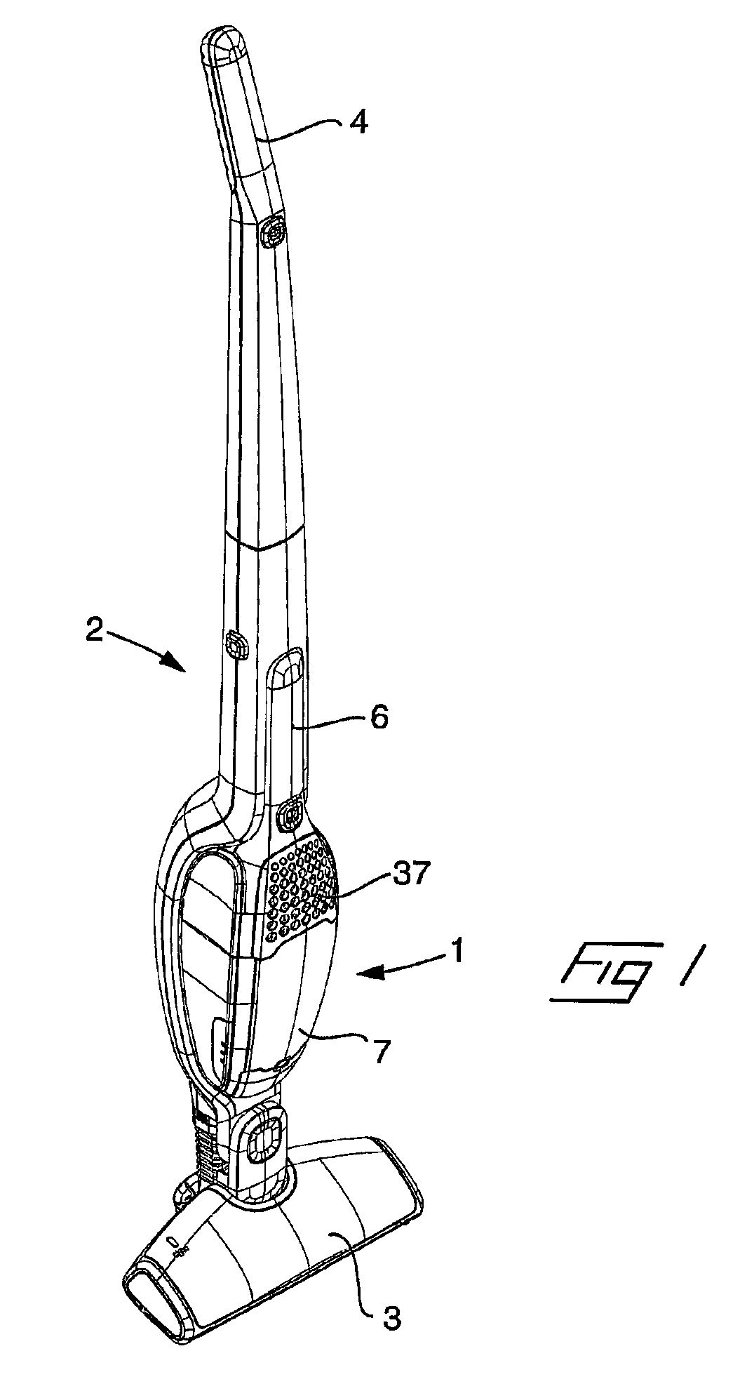 Dirt separator system for a vacuum cleaner