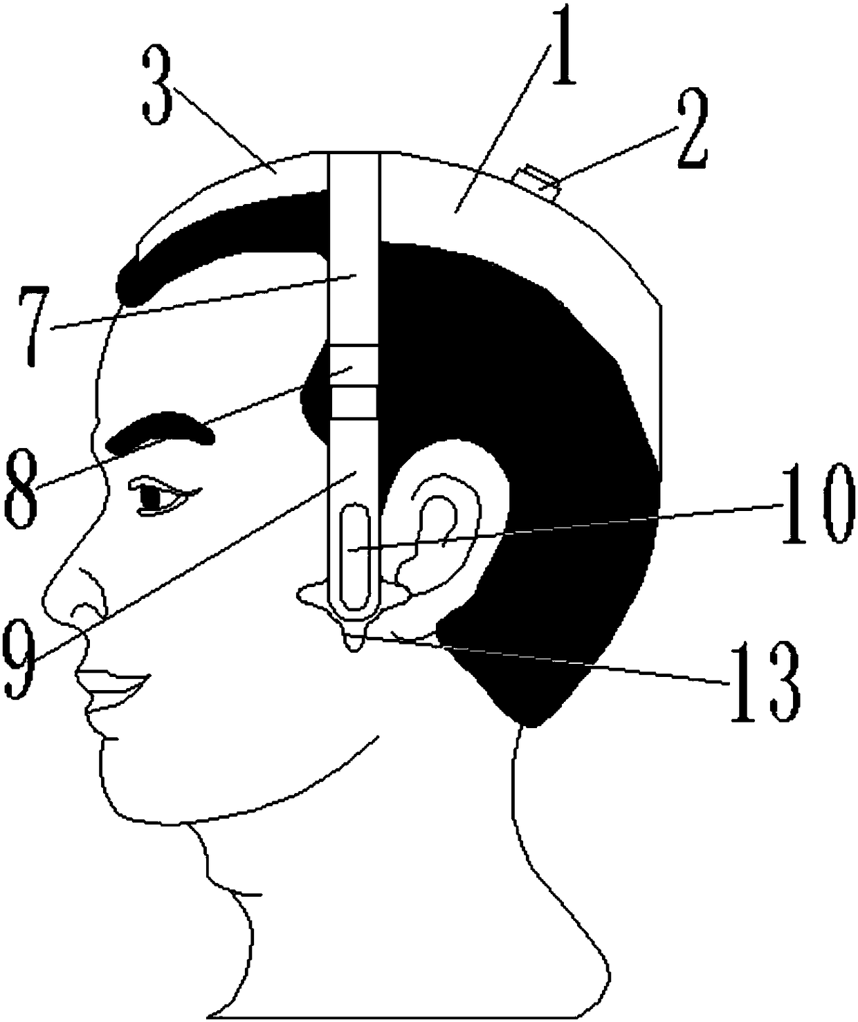 Auxiliary deafness therapy device