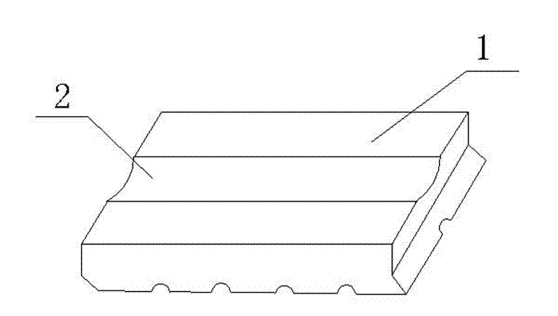 Welding backing of CO2 vertical electrogas automatic one-side welding, and method for using same