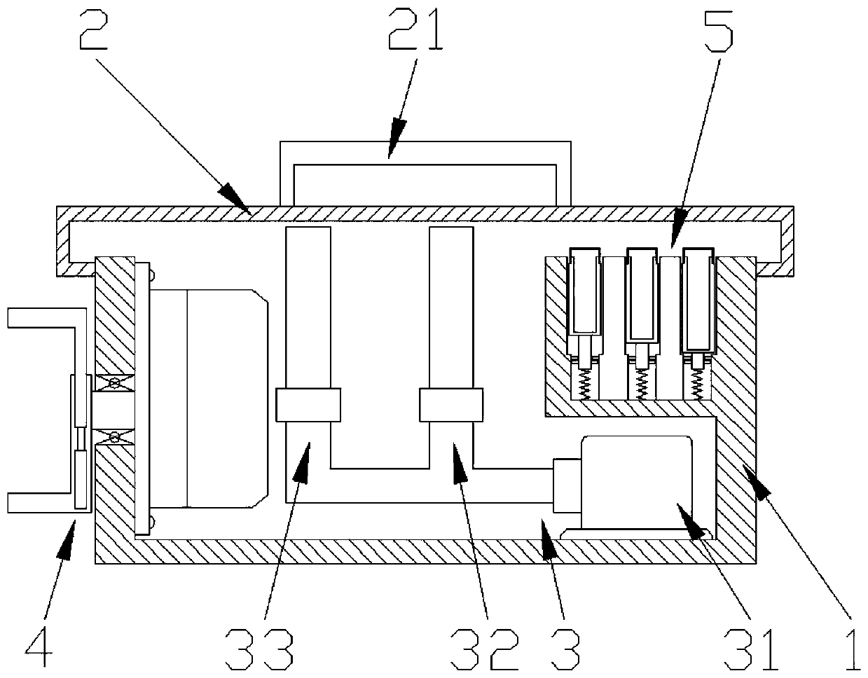 Maintenance device facilitating maintenance of pressure meter housing