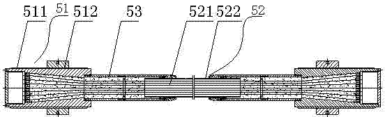 Long-span prestressed tension string beam and its construction method