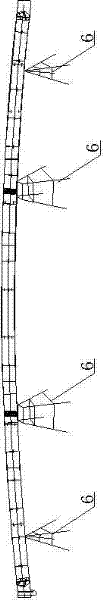 Long-span prestressed tension string beam and its construction method