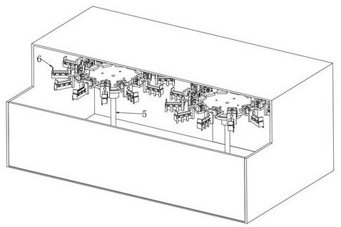 Cutting die suspension system with automatic conveying function