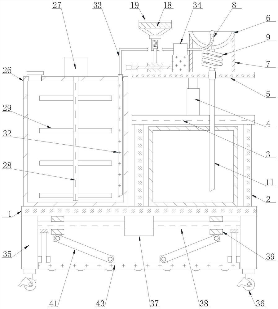 Oral cavity cleaning device for oral cavity clinical detection