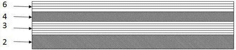 Guided mode resonance grating narrow line width vertical-cavity surface emitting laser (VESEL) and preparation method thereof