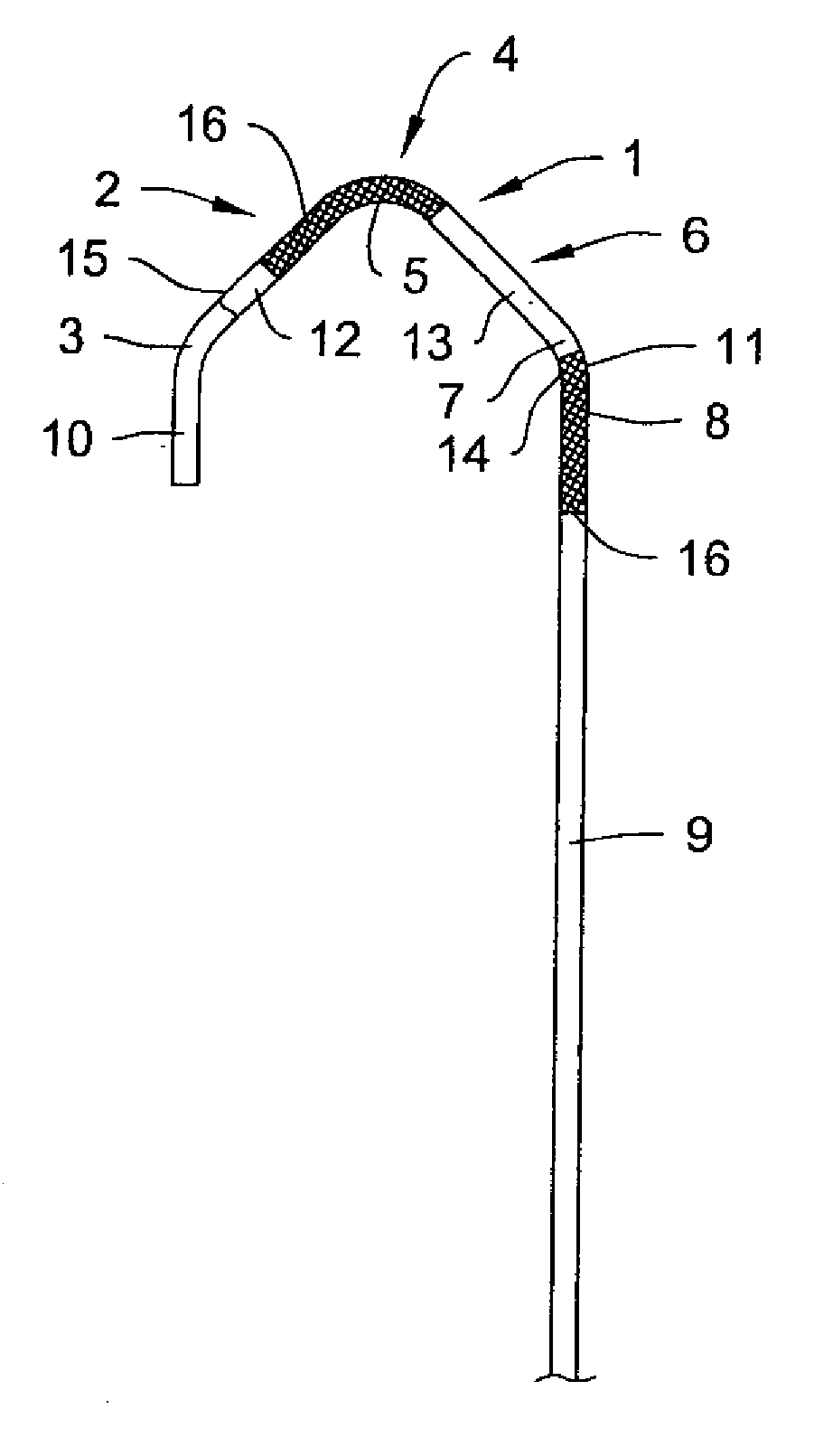 Catheter for percutaneous transradial approach