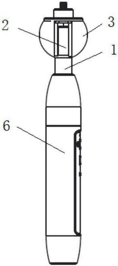 Self-photographing method and self-photographing device with face tracking function