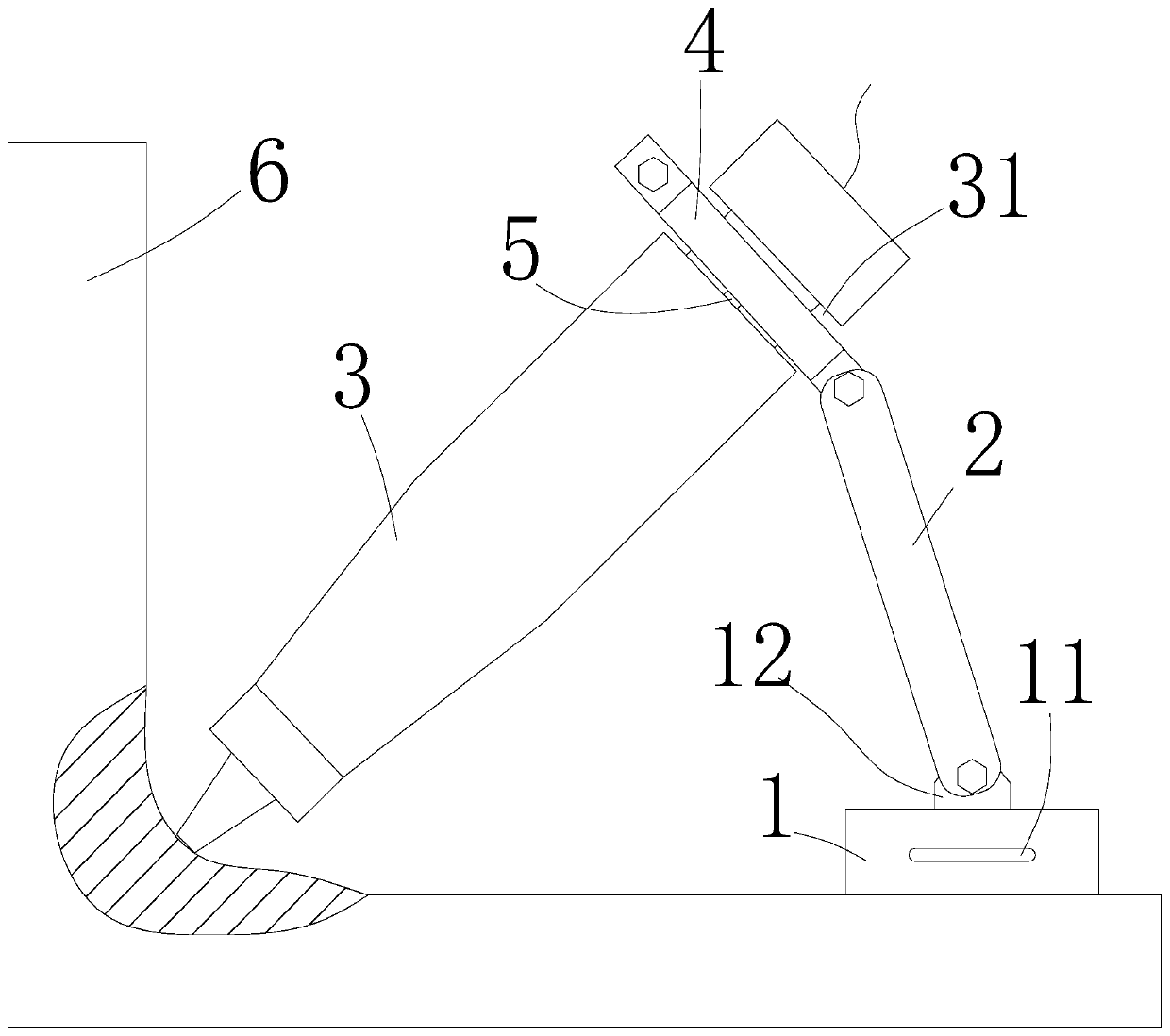 Welding bead residual stress eliminating device and method