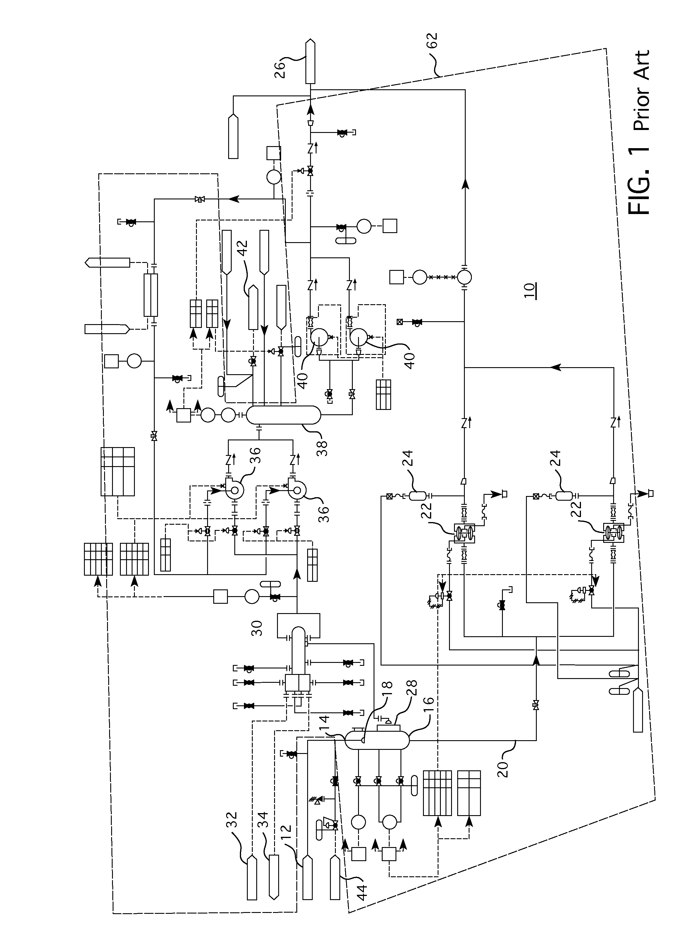 Apparatus for degassing a nuclear reactor coolant system