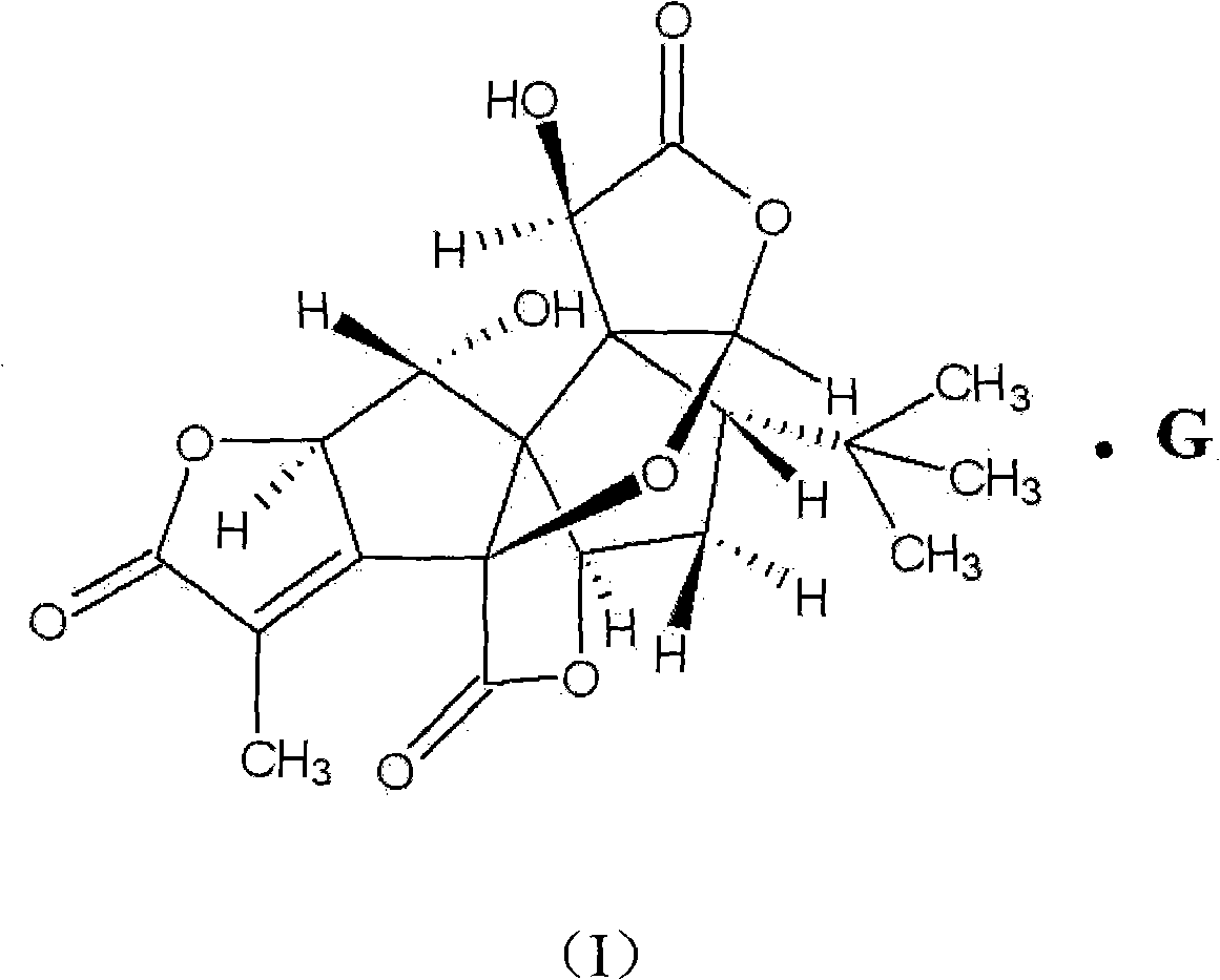 Ginkgolides K and compound thereof as well as preparation method and use thereof