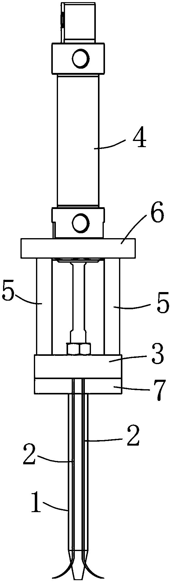 Filling injecting pastry demolding needle