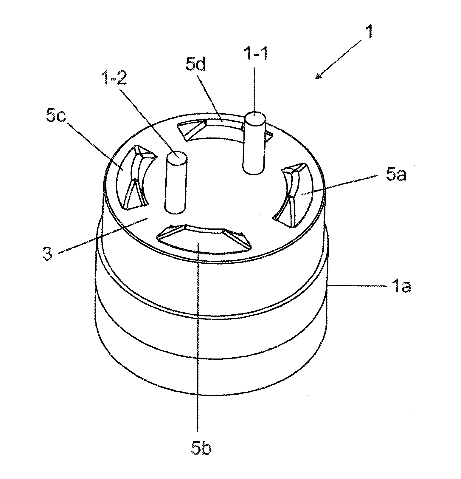 Lamp and end cap for a lamp