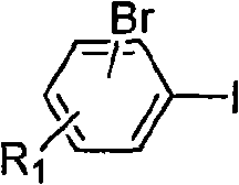 Method for preparing asymmetric substituted aryl compound or terphenyl derivative by one-pot tandem reaction of functionalized imidazole salt and palladium salt