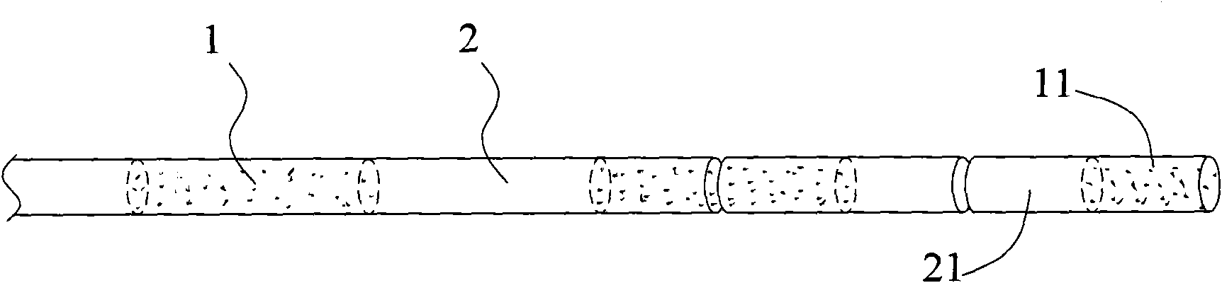 Method for preparing filter stick of cigarette