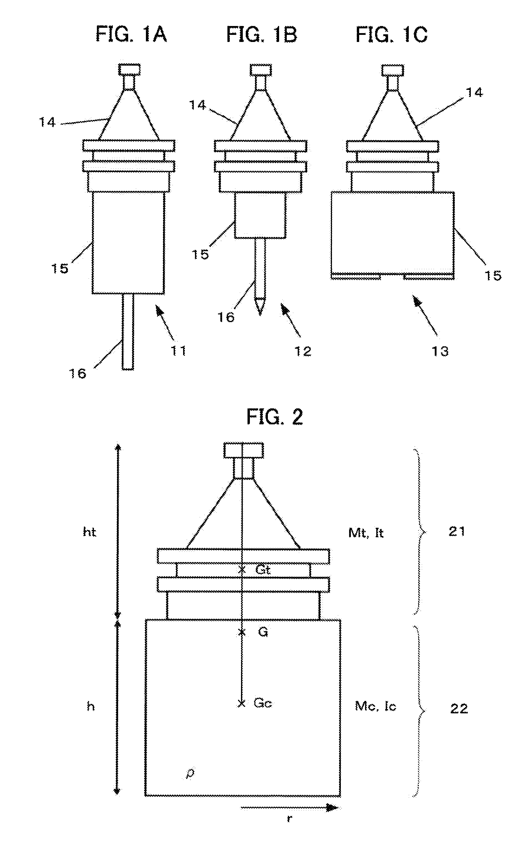 Tool gravity center position estimation device and machine tool