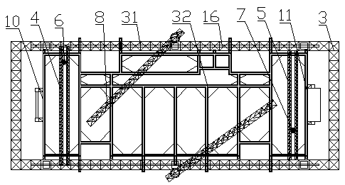 Hoisting platform special for hoisting and mounting assembled concrete building component and application method of hoisting platform