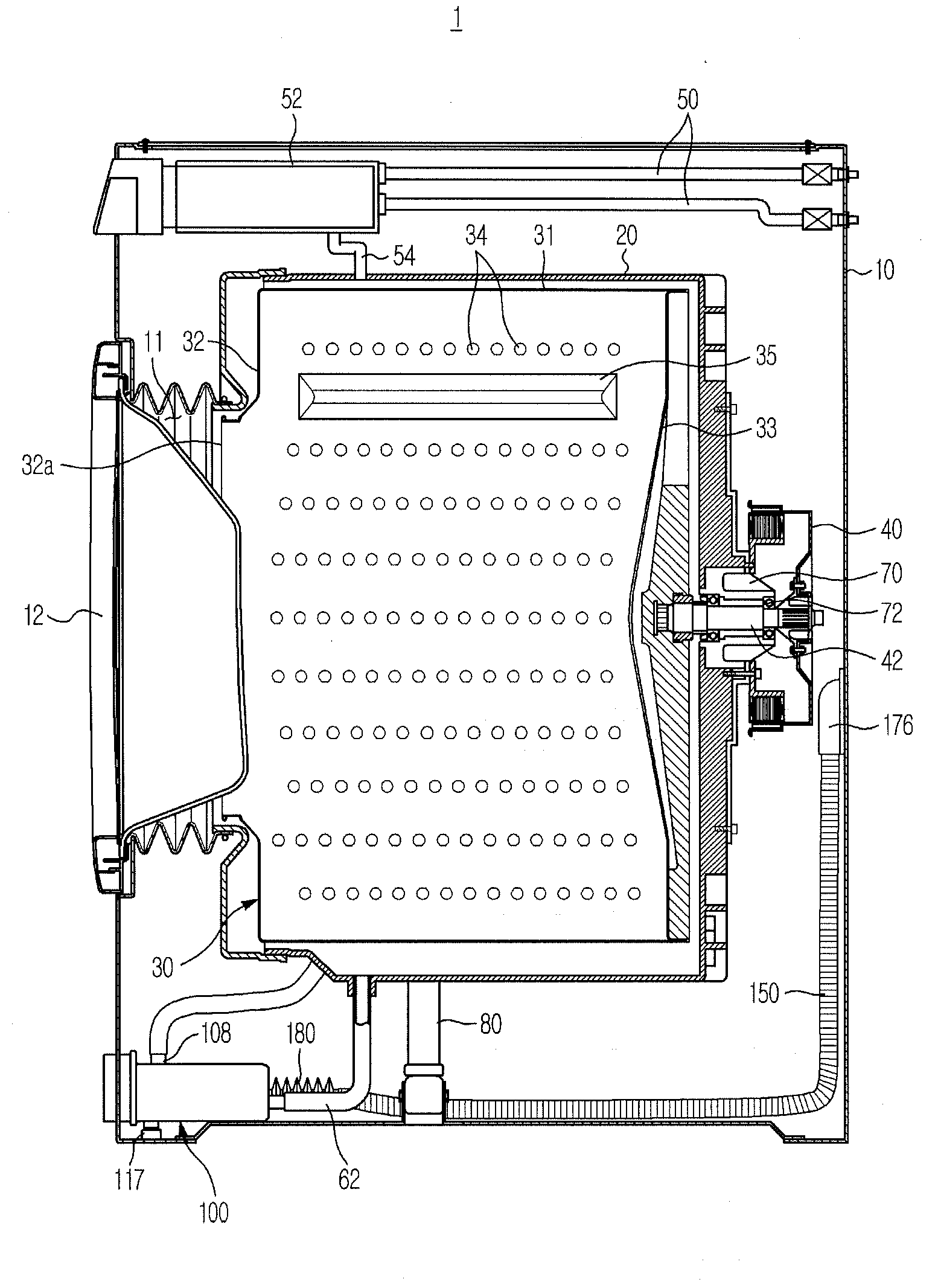 Drain hose and washer having the same