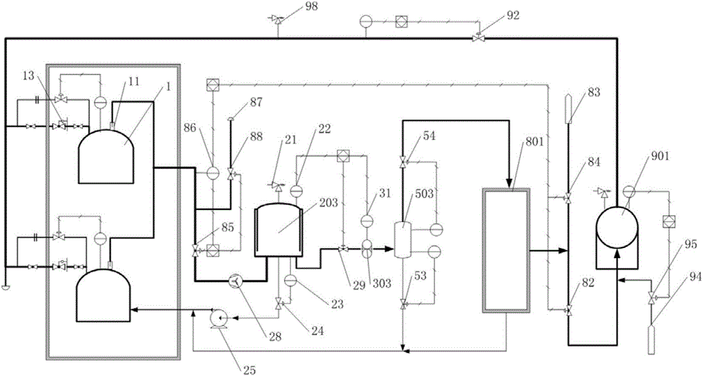 Oil-gas recovering system of storage tank and control method thereof