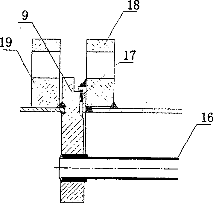 Helical baffles support dimpled pipe bundle heat exchanger