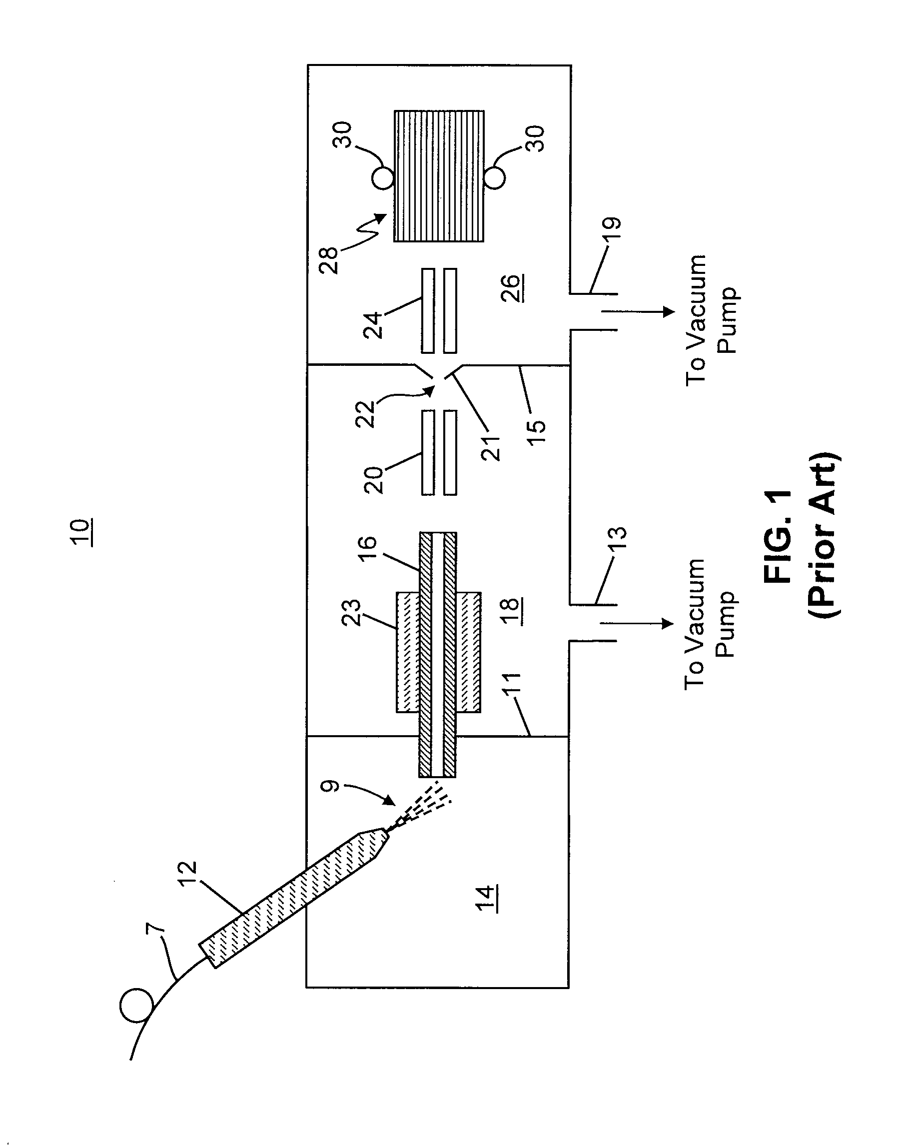 Ion transfer tube having single or multiple elongate bore segments and mass spectrometer system