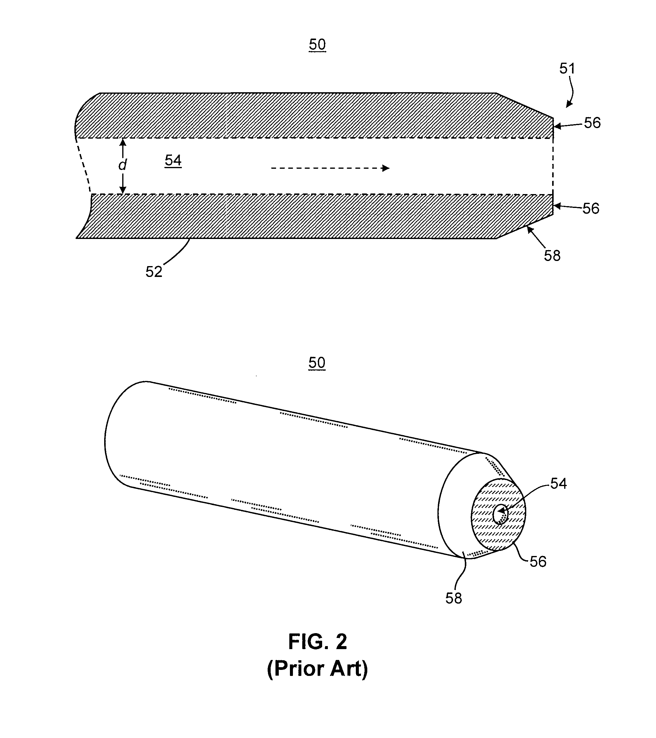 Ion transfer tube having single or multiple elongate bore segments and mass spectrometer system