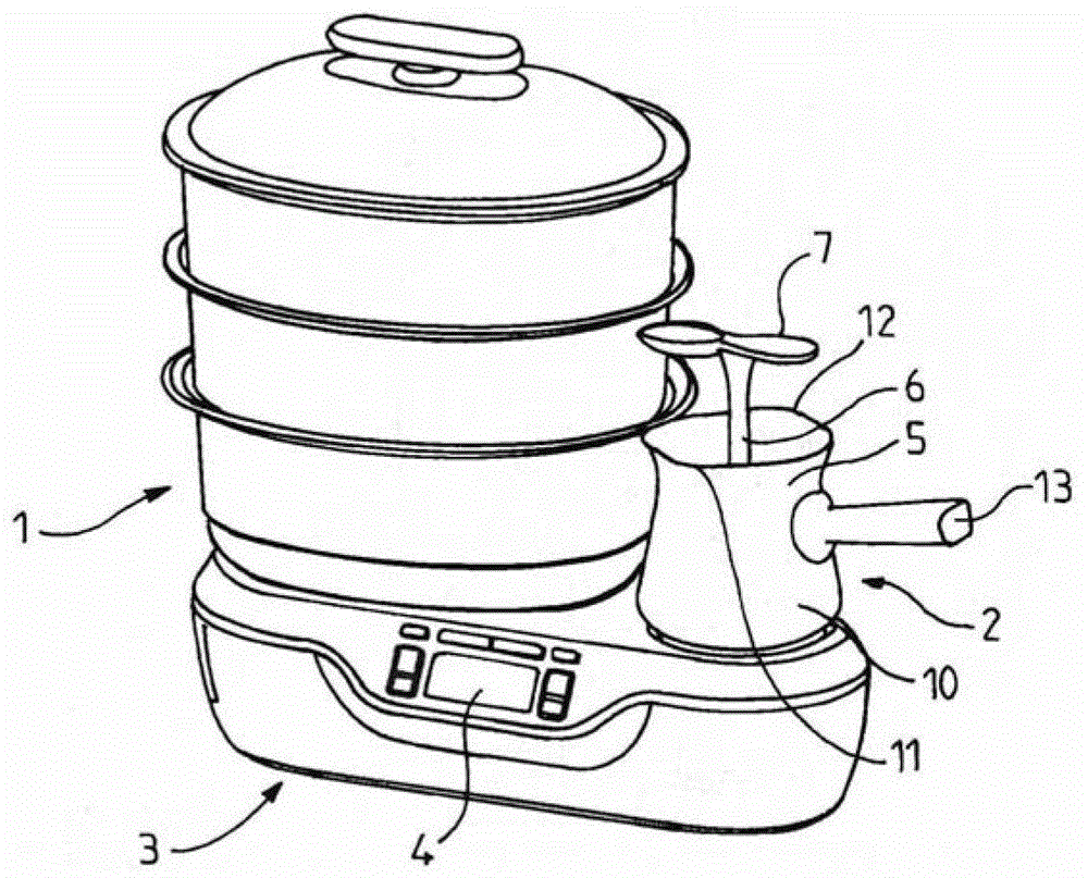 Heating appliances, especially for the preparation of sauces