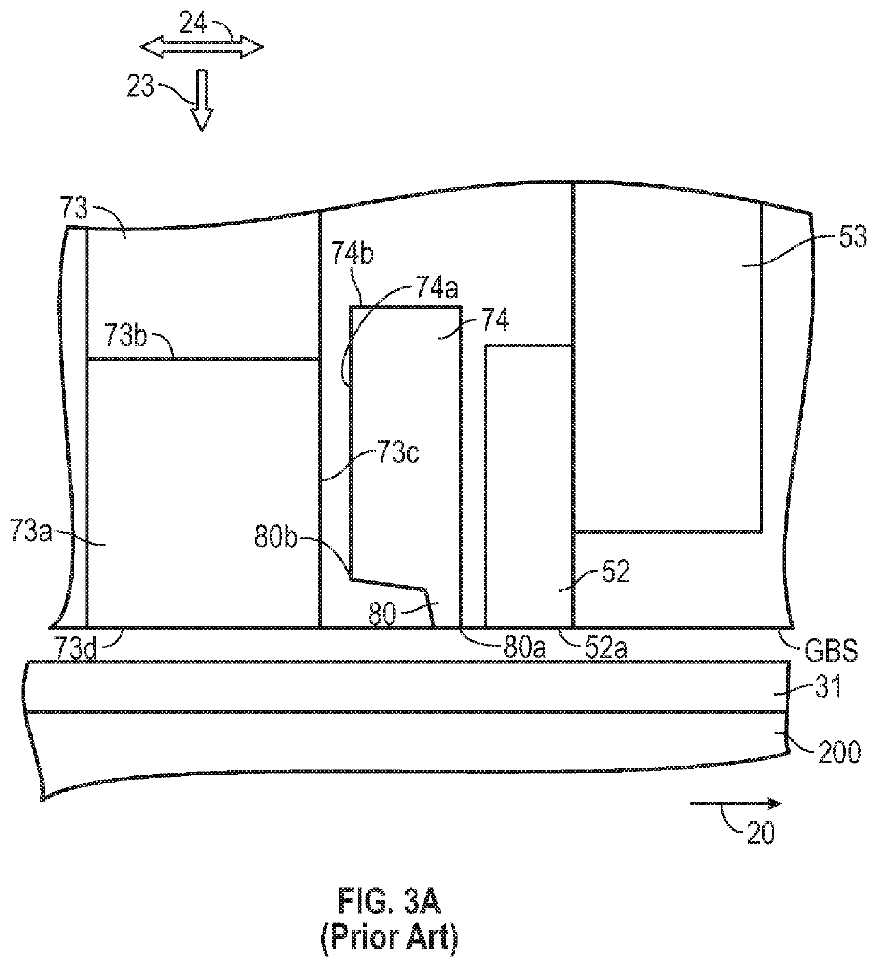 Heat-assisted magnetic recording (HAMR) head with tapered main pole and heat sink material adjacent the pole