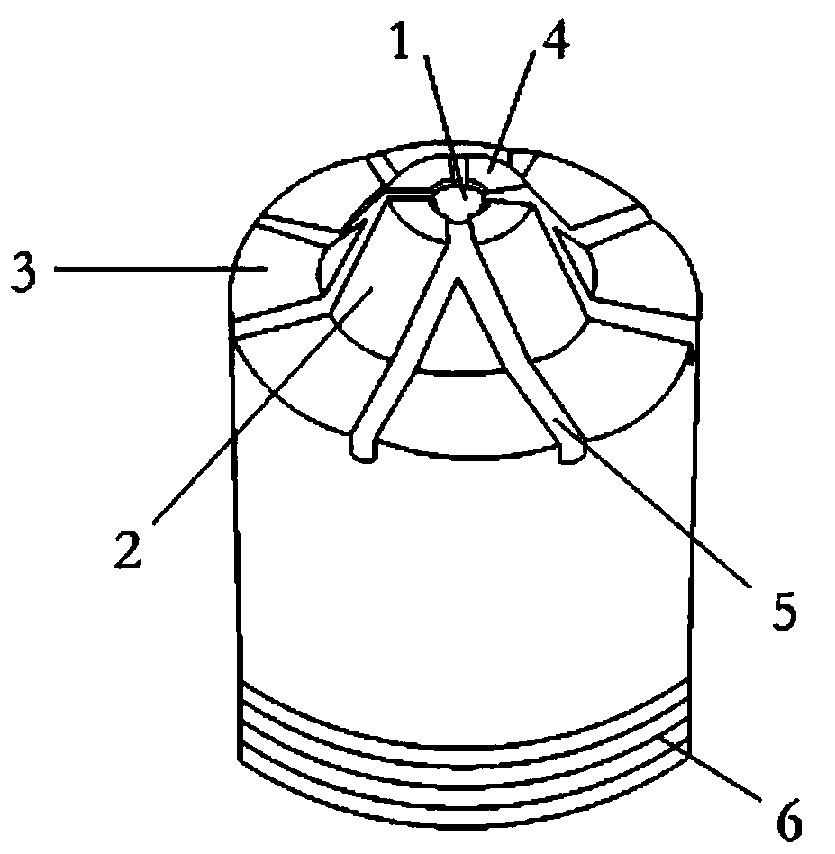 A cone-mill integrated drill bit for ground stress testing