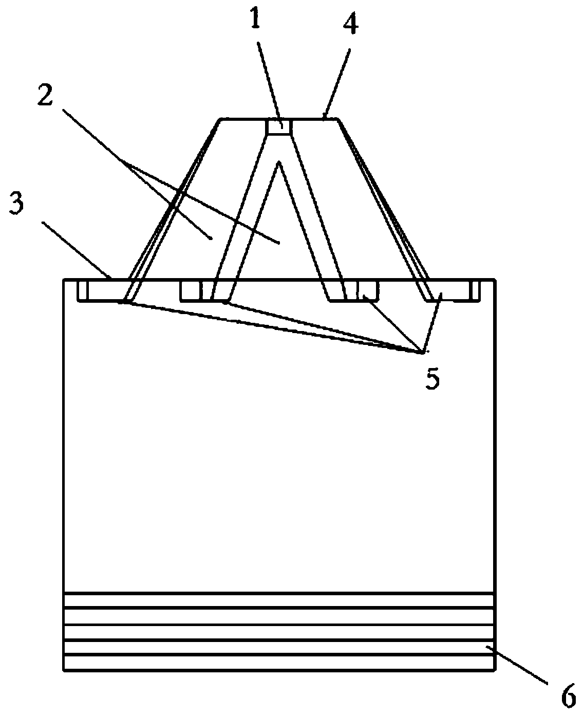 A cone-mill integrated drill bit for ground stress testing