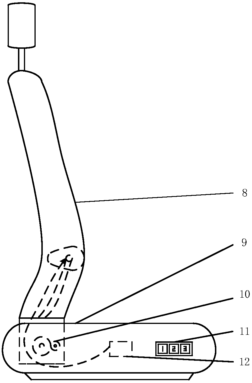 Double-adjustment driving seat and backrest outline comfort level simulation method thereof