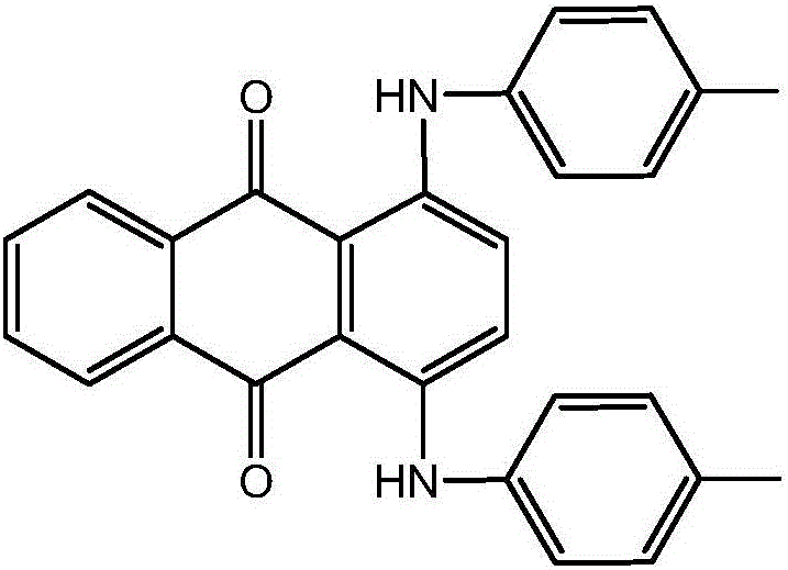 Synthesis method of solvent green 3