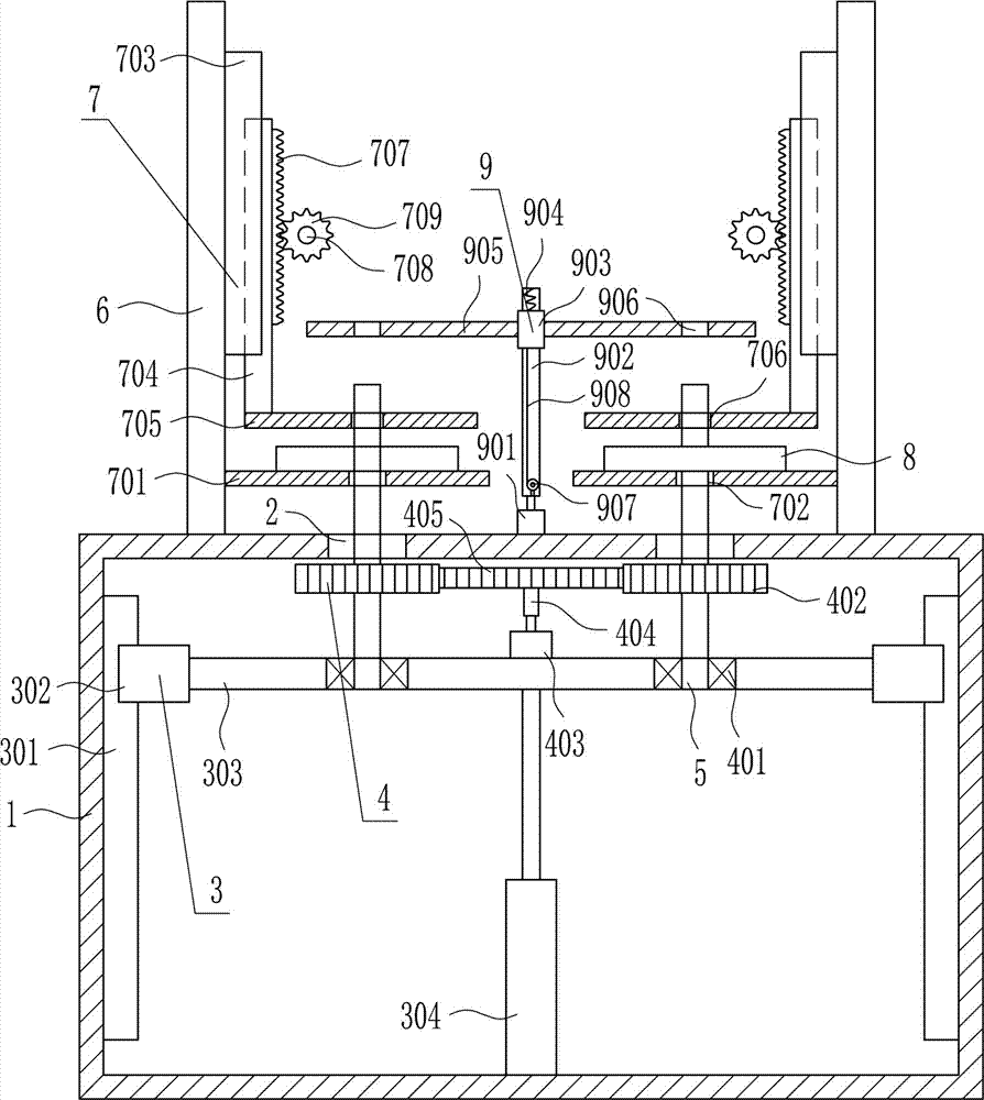 Efficient polishing device for brake clutch plate production