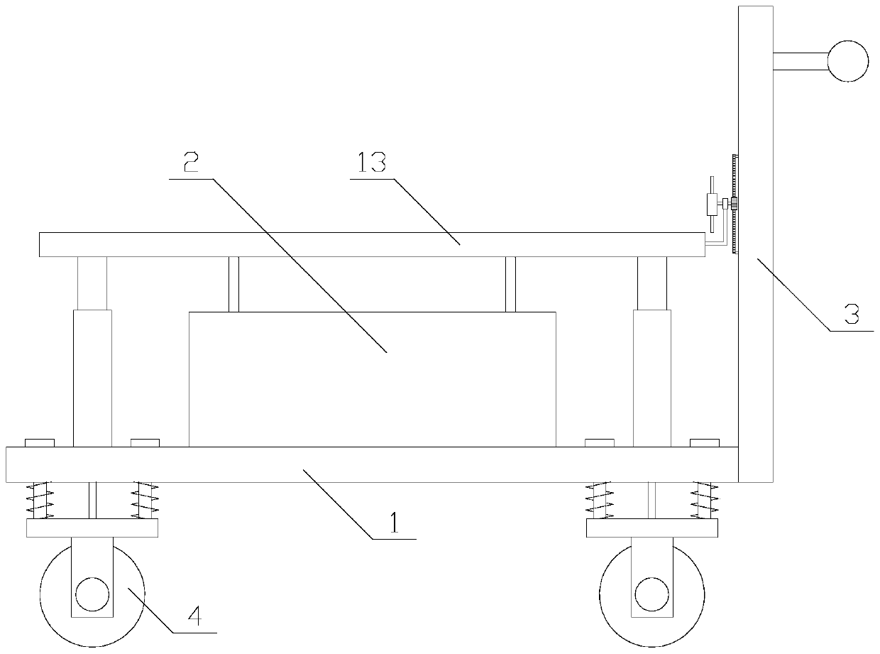 Electromagnetic detection device with buffer function for archaeology