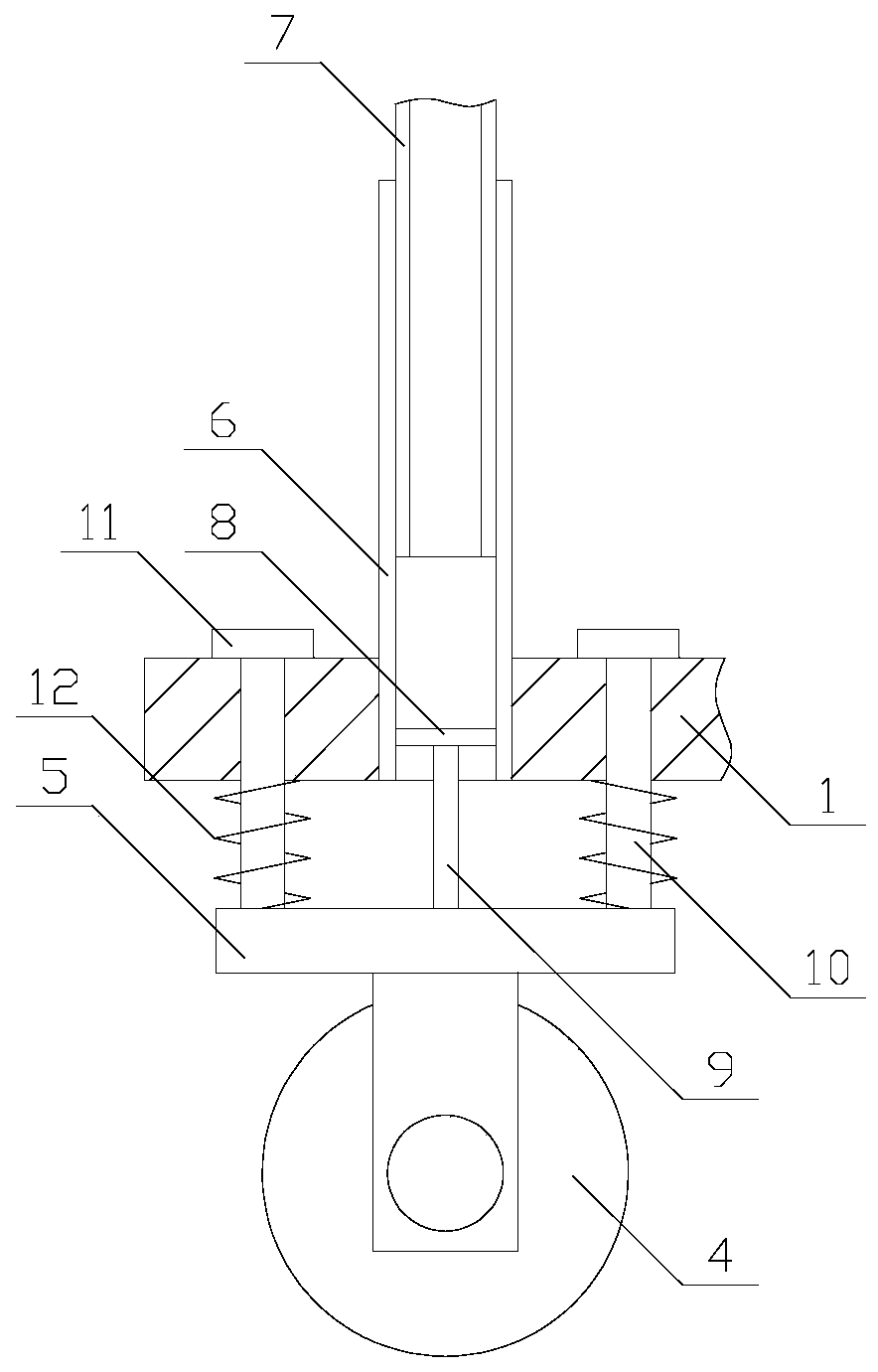 Electromagnetic detection device with buffer function for archaeology