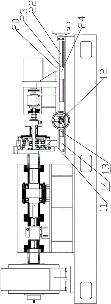 Moving sliding table