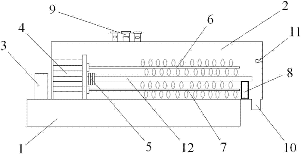 Cleaning device used for titanium-magnesium alloy door plank