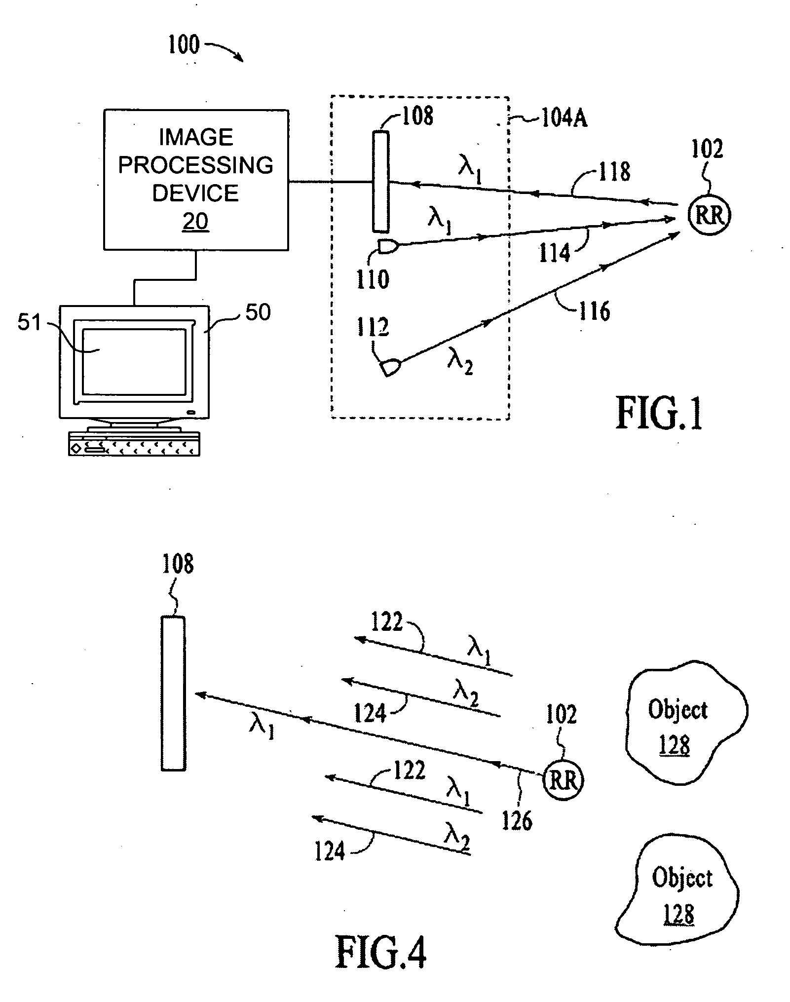 Method and apparatus for determining surface displacement based on an image of a retroreflector attached to the surface