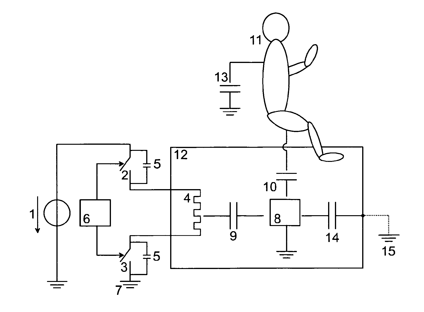 Capacitive occupant detection system